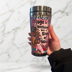 New Suzy Toronto Illustrated Travel Tumbler - 'Age is Nothing